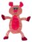 (image for) 12" Pig Crinkle Flat Dog Toy
