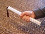 (image for) Fire hose dog bite poket toy with a handle for American Bulldog