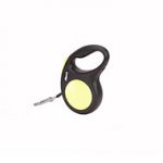 (image for) "Safe Control" Retractable Neon Nylon American Bulldog Leash with Reliable Braking System - Size Medium