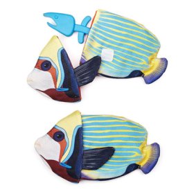 (image for) 8" Tropical Crinkle/Bone Triggerfish