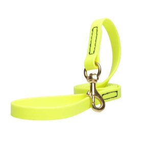 (image for) Yellow Waterproof American Bulldog Leash Made of Biothane