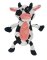 (image for) 12" Cow Crinkle Flat Dog Toy