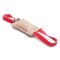 (image for) Jute Puppy Bite Tug with Two Handles - 2 1/3 inch on 8 inch (6x20 cm)