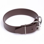 (image for) Extra Wide Brown Biothane American Bulldog Collar
