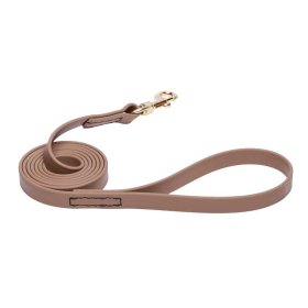 (image for) Khaki Waterproof American Bulldog Leash Made of Biothane