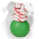 (image for) Dotted Rubber American Bulldog Ball for Water Training and Playing