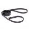 (image for) Black Biothane American Bulldog Leash and Collar Combo