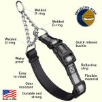 (image for) Reflective Biothane Martingale Collar with Quick Release Buckle_4
