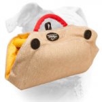 (image for) Puppy and Young American Bulldog Jute Bite Builder