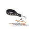 (image for) Leather Pull Tab with Soft Nappa Padding and Silver-Like Decorations - 12 inch (30 cm) long