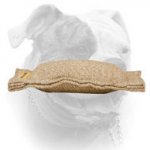 (image for) Jute American Bulldog puppy bite tug without handles