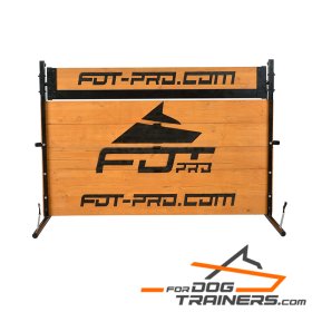 (image for) Adjustable Wooden Jump/Barrier with Rotating Top Bar for Schutzhund Training