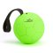 (image for) Inflatable Leather Ball Dog Toy With Handle - Lime Green - 6.25" (16 cm)
