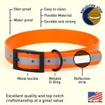 (image for) Dogline Reflective Translucent Biothane Collar_7