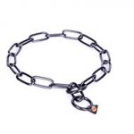(image for) "Under Control" Herm Sprenger Black Stainless Steel Chain American Bulldog Collar