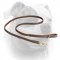 (image for) Elegant Leather American Bulldog Leash Stitched