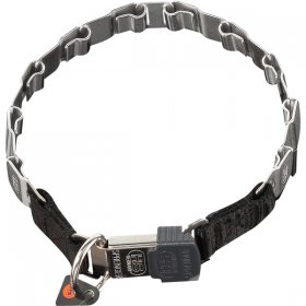(image for) Neck Tech American Bulldog Prong Collar of Stainless Steel 24 inch (60 cm) long