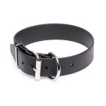 (image for) Extra Wide Black Biothane American Bulldog Collar