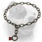(image for) Black stainless steel American Bulldog fur saver 1/8 inch (3 mm) link diameter