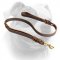 (image for) Leather American Bulldog Leash With Extra Handle