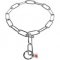 (image for) Fur saver American Bulldog collar of stainless steel 1/6 inch (4.0 mm) link diameter