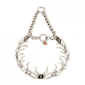 (image for) Herm Sprenger Stainless Steel American Bulldog Pinch Prong Collar 1/8 inch (3.25 mm) link diameter