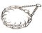 (image for) American Bulldog pinch prong collar of Chrome Plated Steel - 1/6 inch (3.99 mm) link diameter
