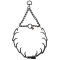 (image for) ULTRA-PLUS Black Stainless Steel Prong Collar with Center-Plate, Assembly Chain and ClicLock (2.25 mm x 16 inches) Herm Sprenger