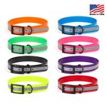 (image for) Dogline Reflective Translucent Biothane Collar