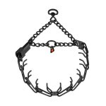 (image for) Black Stainless Steel Prong Collar with ClicLock (3.2 mm x 23 inches) Herm Sprenger