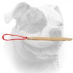 (image for) Pocket toy made of jute with handle for American Bulldog