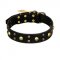 (image for) FDT Artisan 'Heavy Metal' Leather American Bulldog Collar with Skulls and Studs 1 1/2 inch (40 mm)