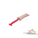 (image for) Puppy and Young Dog Bite Tug with a T-shape Handle and Inside Seam