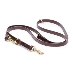 (image for) Multipurpose Brown Biothane American Bulldog Leash for over 7 Different Activities