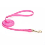 (image for) Waterproof Pink Biothane Dog Leash for Walking, Tracking_2