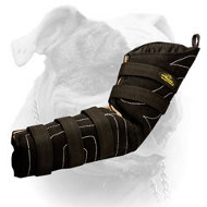 (image for) Dog hidden protection sleeve made of French Linen for American Bulldog