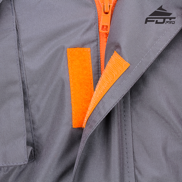 Top Notch Velcro on Dog Training Jacket for Everyday Use