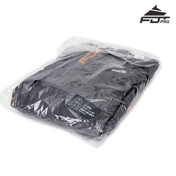 FDT Professional Dog Training Jacket with High Quality Velcro Fastening