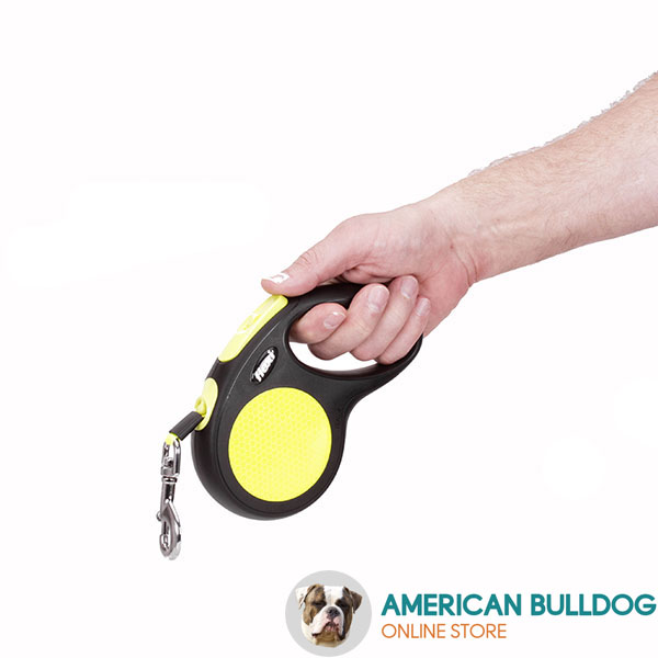 Neon Flexi Dog Leash for Daily Walking Medium Canines