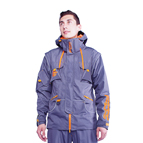 (image for) "Pro Jacket" Dark Grey Color with Orange Details for Stylish Dog Trainers