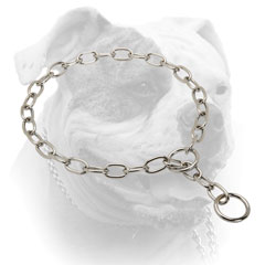 Durable American Bulldog choke fur saver collar