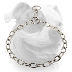 High quality fur saver American Bulldog collar