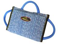 (image for) "French Linen" Cotton Dog Bite Pad With Three Handles for American Bulldog