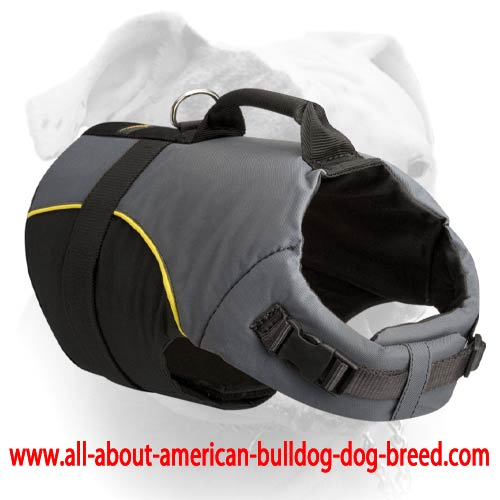 (image for) Waterproof Nylon Vest Chest For American Bulldog