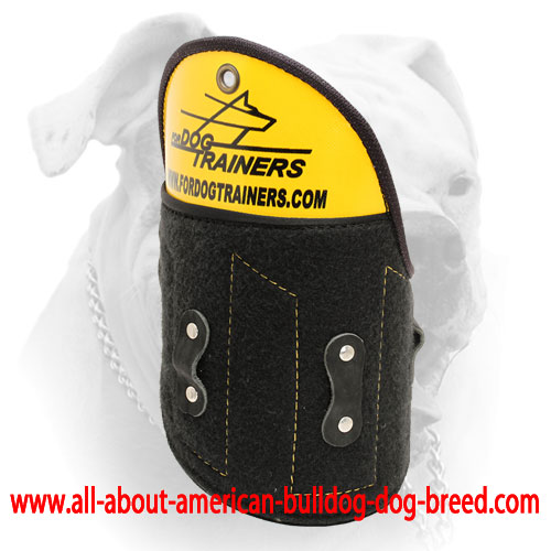 (image for) American Bulldog shoulder protector for both left and right bite sleeves - Click Image to Close