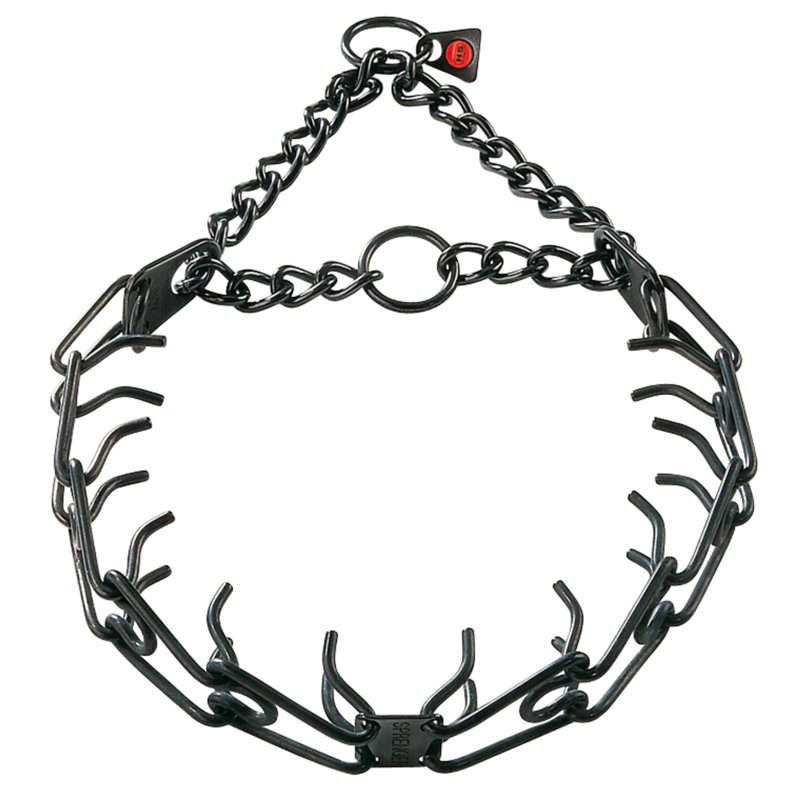 Pro Style Herm Sprenger Black Stainless Steel American Bulldog Prong Collar 1 6 inches 4.0 mm HS77 1095 50045 010 57 4.0 mm Prong Collar American Bulldog Harness American Bulldog Muzzle American Bulld...