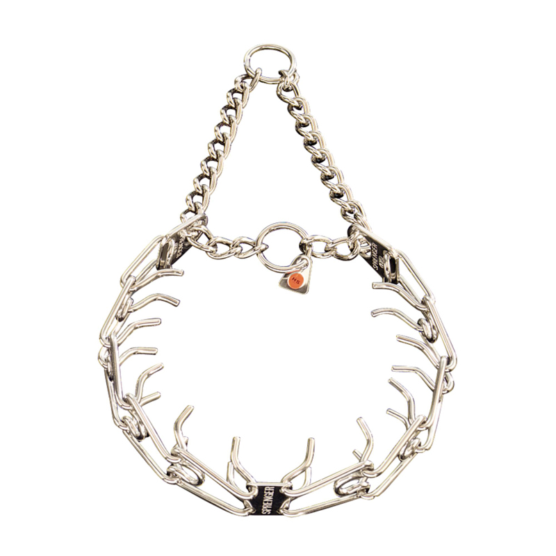 (image for) Herm Sprenger Stainless Steel American Bulldog Pinch Prong Collar 1/8 inch (3.25 mm) link diameter