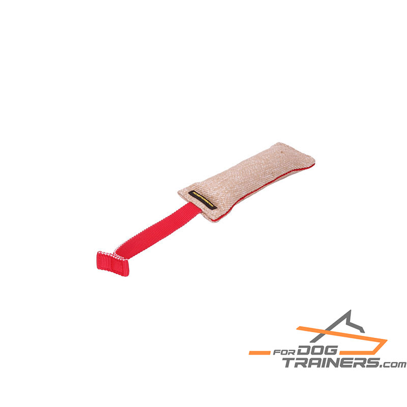(image for) Puppy and Young Dog Bite Tug with a T-shape Handle and Inside Seam