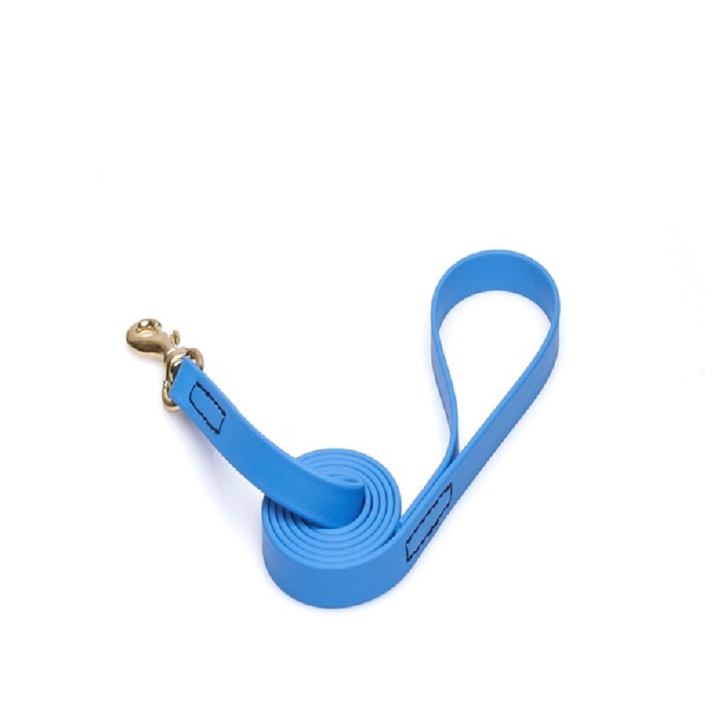 (image for) Blue Waterproof American Bulldog Leash Made of Biothane