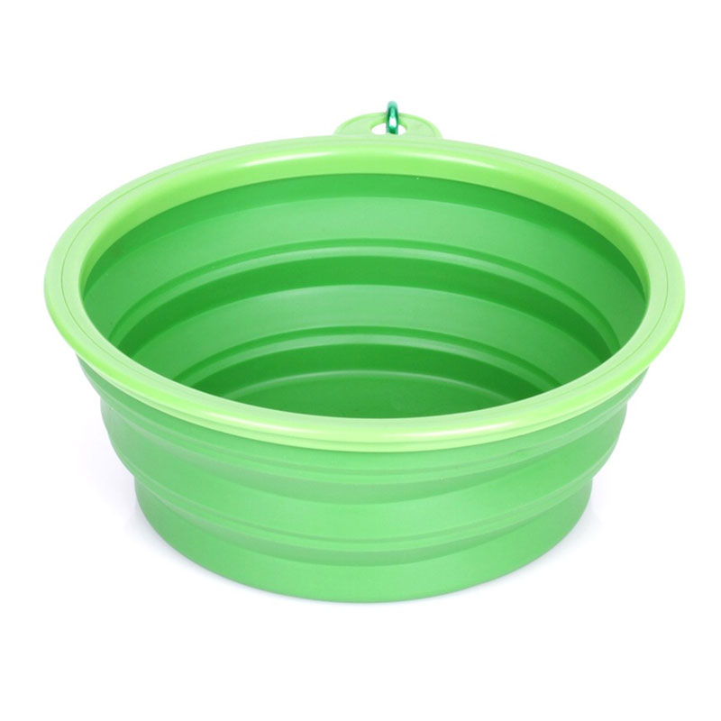 (image for) Spring-Hooked Foldable Dog Bowl